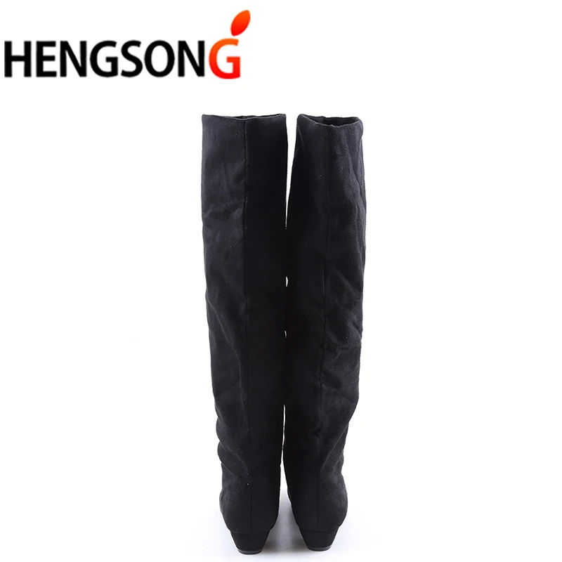 Женские высокие сапоги модные женские выше колена осенне зимние до бедра|thigh high