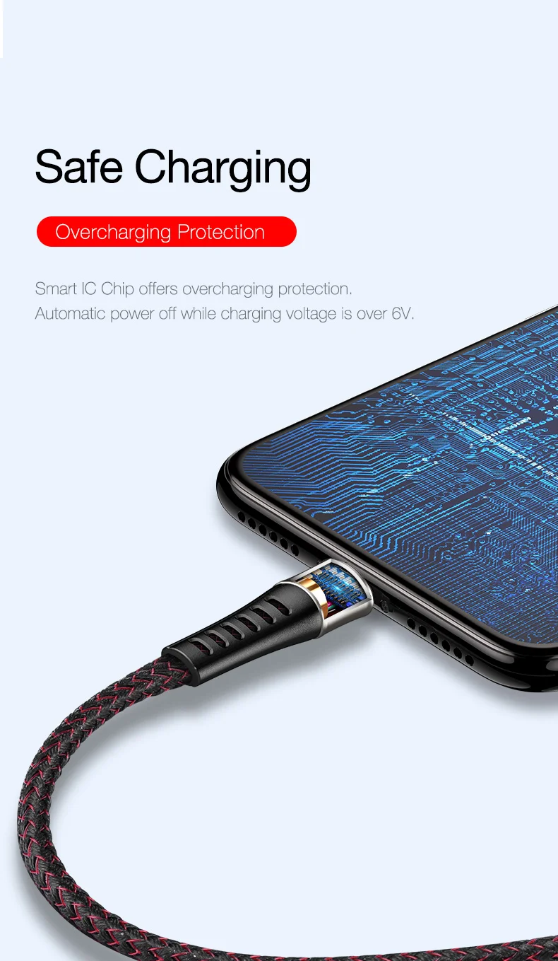 Cafele 3 в 1 USB кабель для iPhone X 8 huawei P30 samsung 3A Быстрая Зарядка Micro usb type C зарядное устройство кабели для передачи данных для мобильного телефона