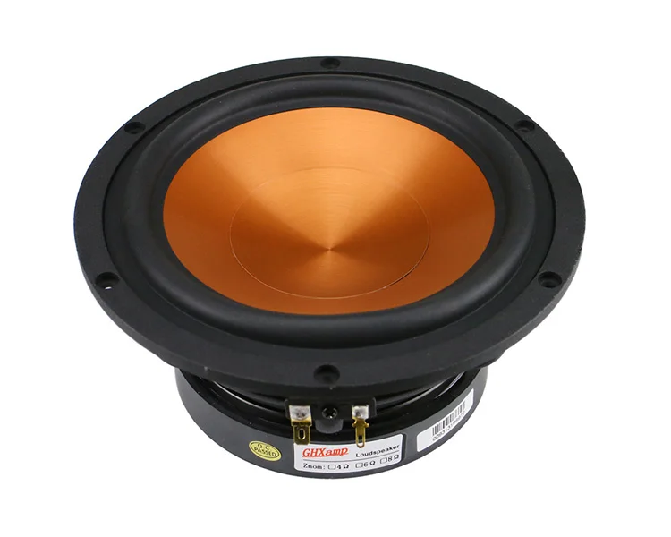 GHXAMP Hifi 6,5 дюймов средний бас-динамик 8 Ом 40 Вт домашний кинотеатр СЧ-динамик громкий динамик глинозема Керамика 1 шт