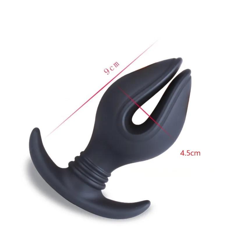 Мягкие силиконовые V порт Анальная пробка игрушки открытие speculuum простаты G Spot