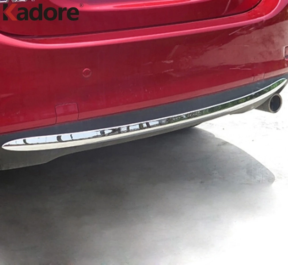 Для Mazda 6 Atenza 2014 2015 2016 ABS Хром Стайлинг автозапчасти Внешний задний бампер Защита