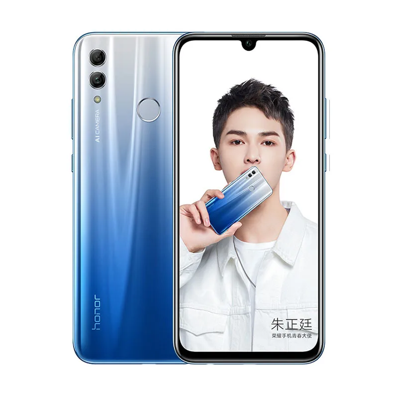 Sky Blue Global Глобальная версия Honor 10 Lite Android 9,0 смартфон 64 Гб ПЗУ Hisilicon Kirin 710 Полный экран 6,21 дюймов 24,0 МП камера - Цвет: Sky Blue Global