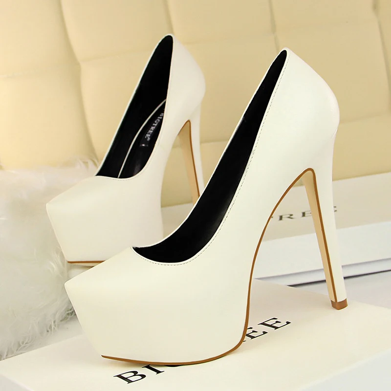 BIGTREE/туфли-лодочки на высоком каблуке и платформе женская обувь talon femme tacones altos mujer