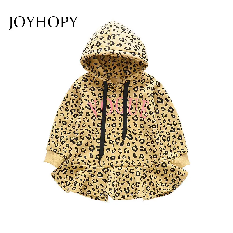 4-12T Girls Dress autumn winter Clothes Thick Warm Kids Toddler baby dress for girl Leopard Christmas Dresses