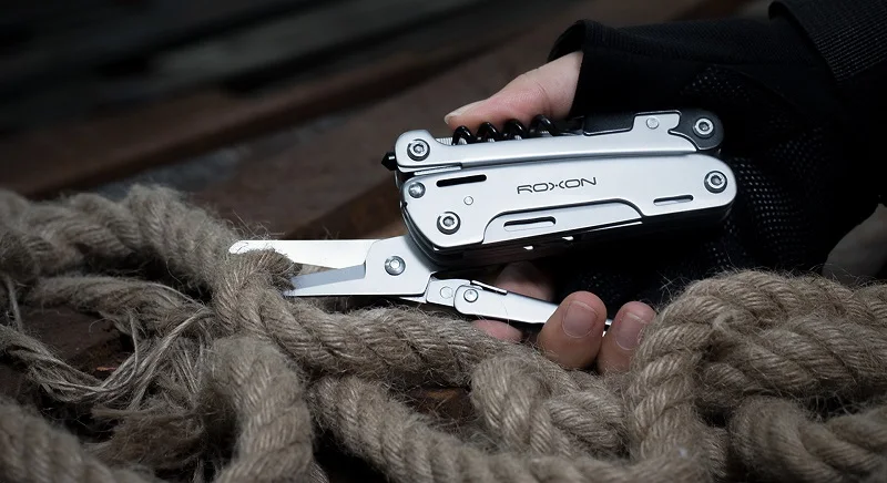Roxon 16 в 1 S801S обновленное лезвие резак комбинированные плоскогубцы многофункциональные плоскогубцы, складные EDC ручной инструмент нож инструмент