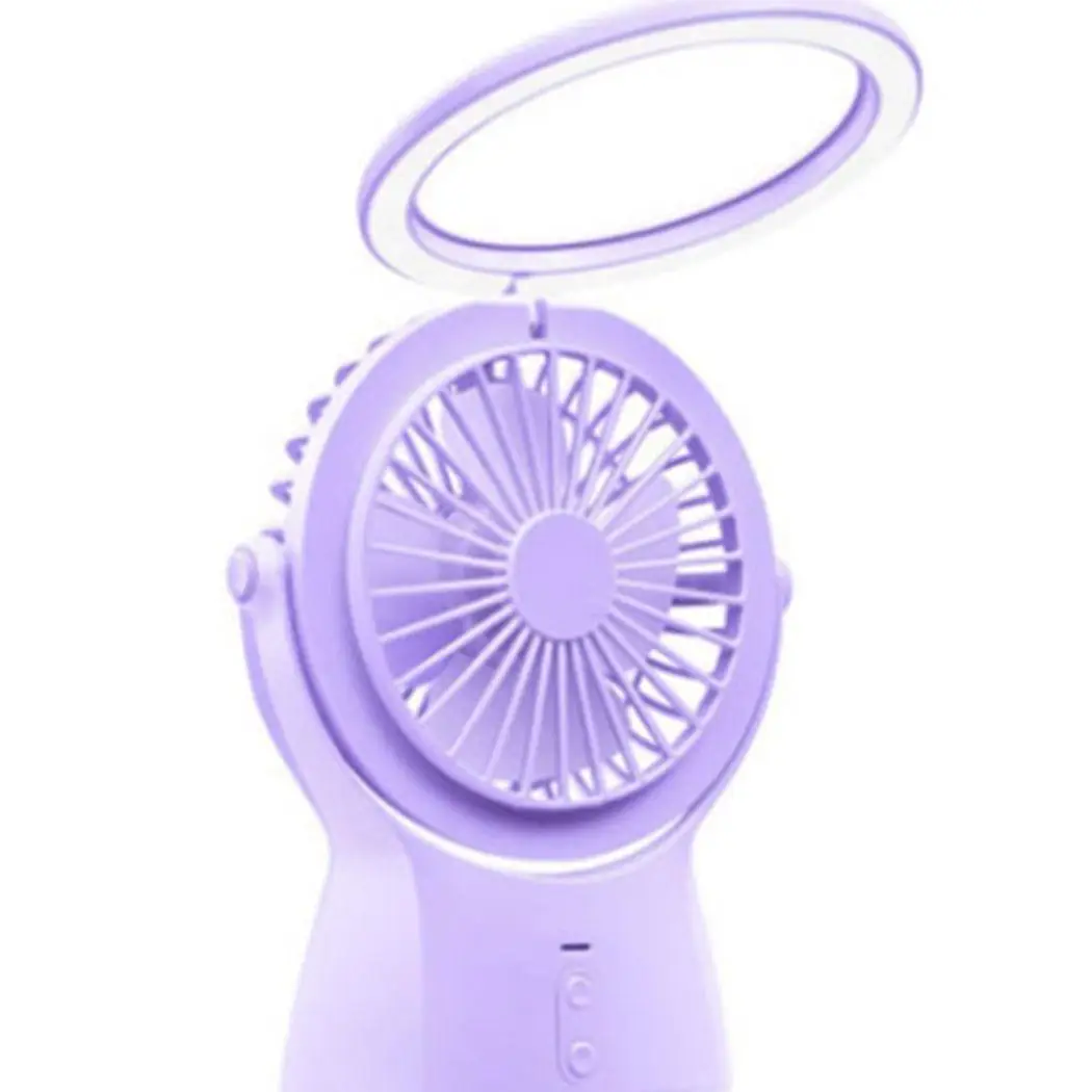 Портативный USB портативный мини вентилятор СВЕТОДИОДНЫЙ Ночник настольный с