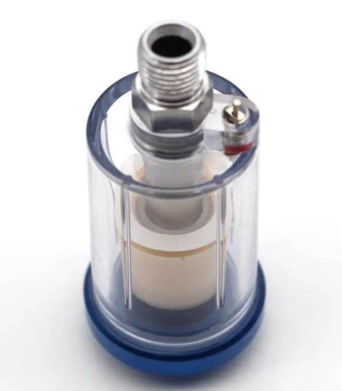 Water Trap Filter Мини Регулятор давления воздуха из алюминиевого сплава пистолет манометр регулятор в линии воды Ловушка фильтр пневматические инструменты - Цвет: Water Trap Filter