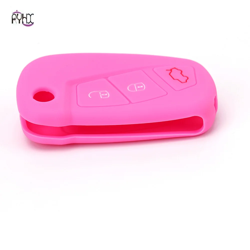 Factory price 3 button key protection silicone car case suit For Mendeo MK3 kuga Fiesta Escape Ecosport holder | Автомобили и