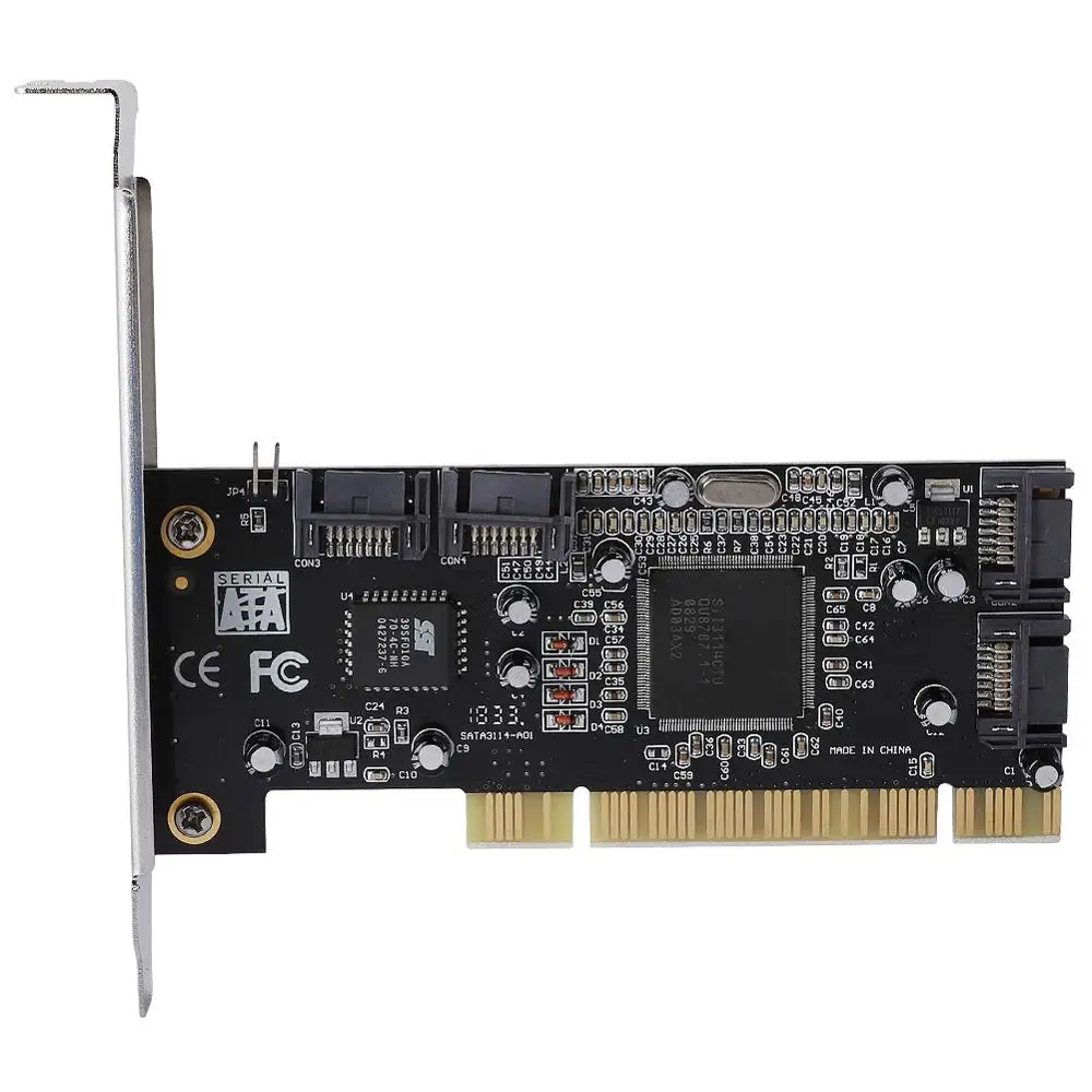 Горячие PCI к 4 Внутренний SATA порт 1 5 Гбит/с Sil3114 чипсет RAID контроллер карты