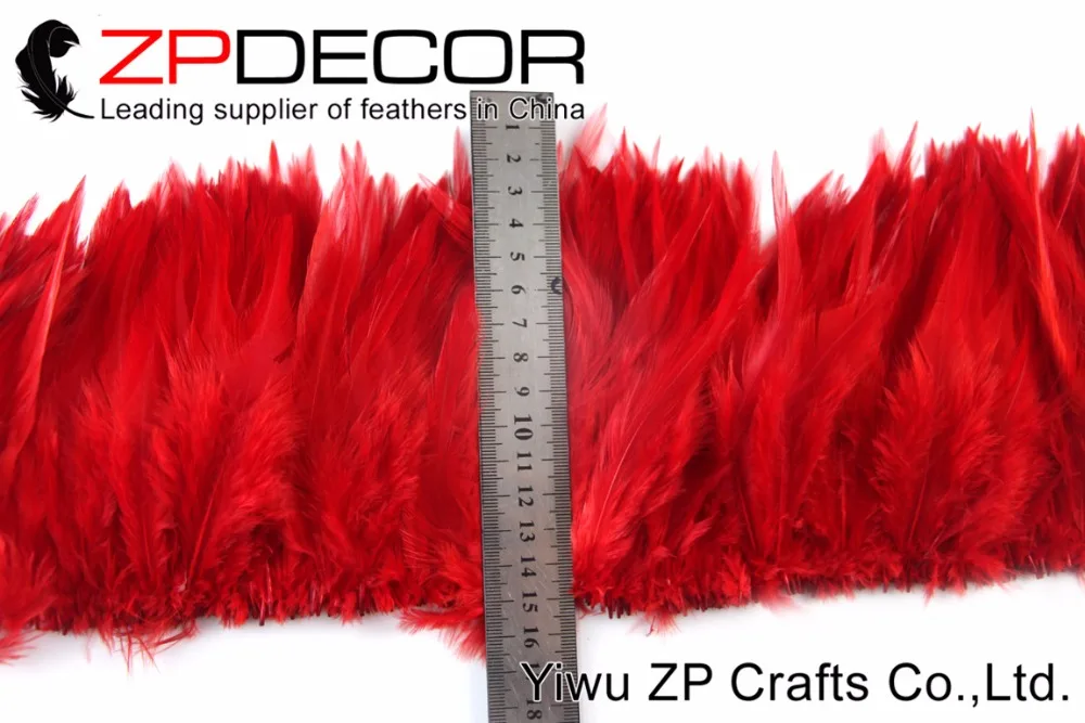 Новинка! ZPDECOR 700 800 шт 4 6 дюймов окрашенные красные натянутые перья для украшения