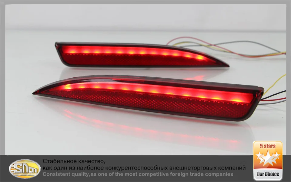 SNCN светодиодные фары заднего бампера для Volkswagen Vw Scirocco R GTS Rline 2011- Led торможение вождения Поворотная лампа отражатель