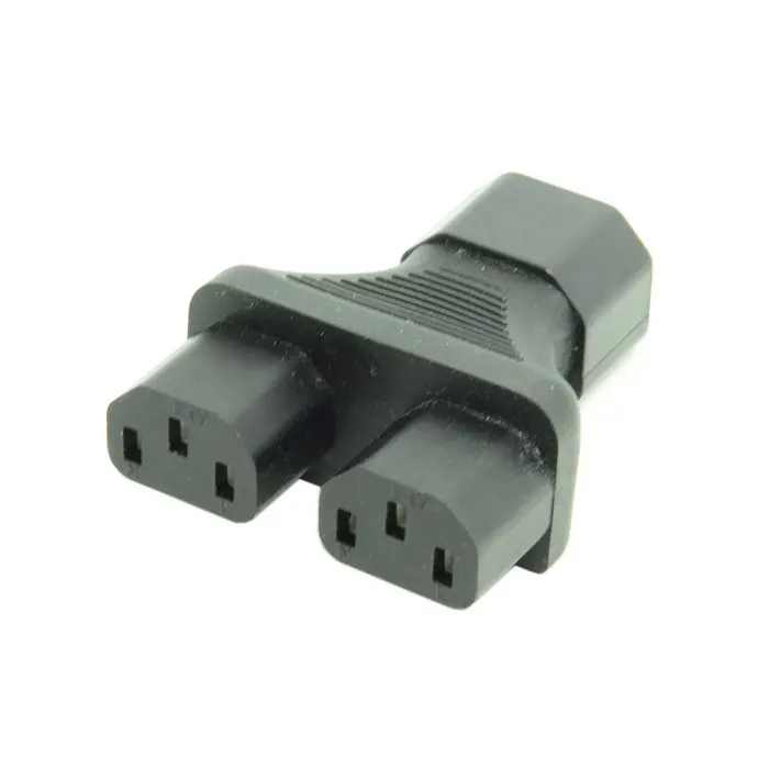 C 14 IEC320 C14 мужской на двойной C13 женский разветвитель типа Y|c13|adapter 360adapter wireless |