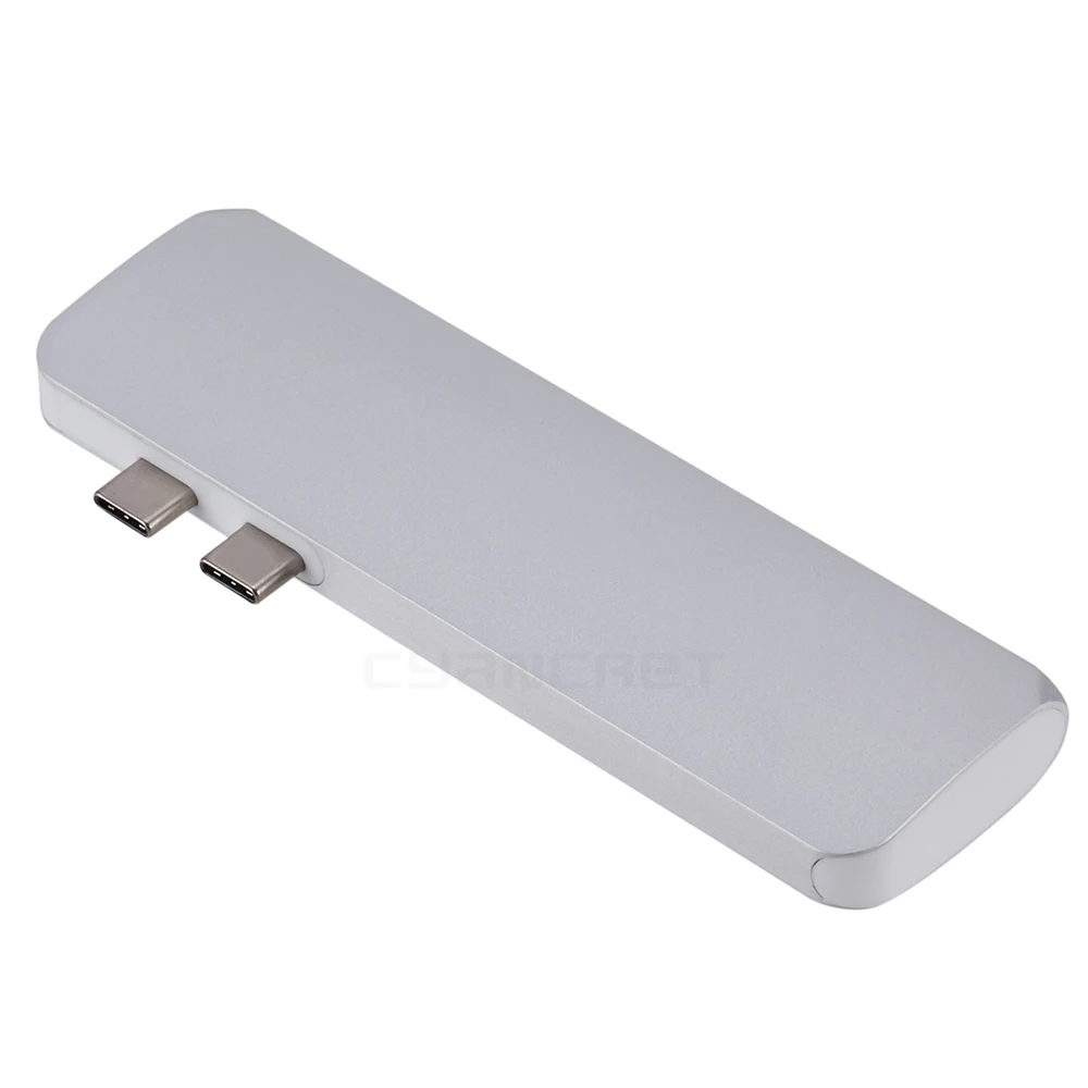 Адаптер type C 2 USB C 3,1-HDMI USB 3,0 кардридер type C концентратор док-станция конвертер Поддержка 4K для ноутбука Macbook