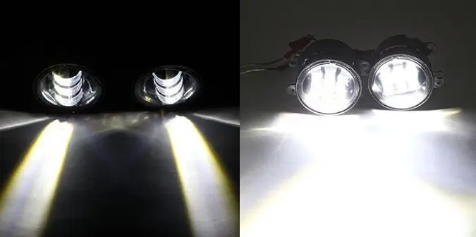 Одна пара 4 &quotсветодиодных противотуманных фар для Jeep Wrangler JK светодиодные
