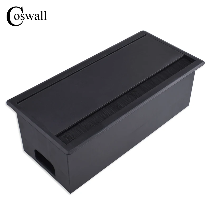 COSWALL черный тройной ЕС Мощность розетки чайные столики розетка с Пылезащитная