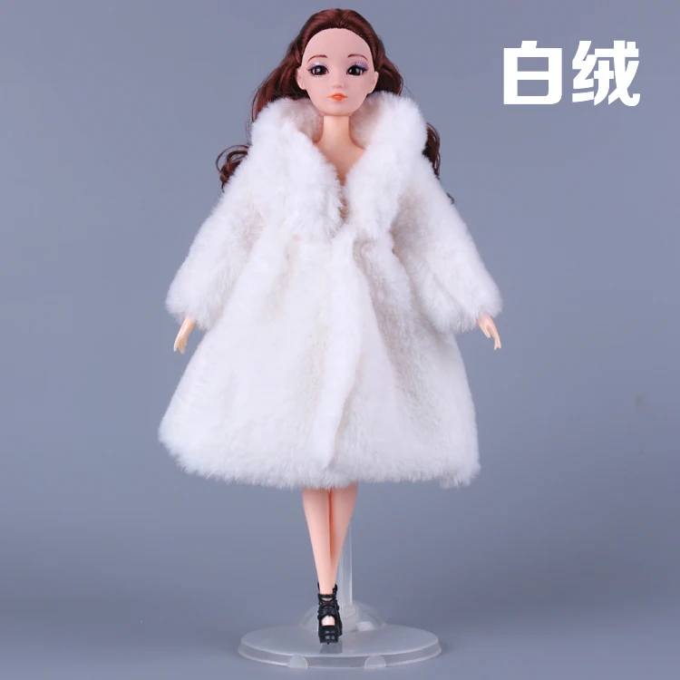 4 цвета плюшевое пальто зимняя одежда Одежда для 1/6 BJD Xinyi FR ST Кукла Барби подарки