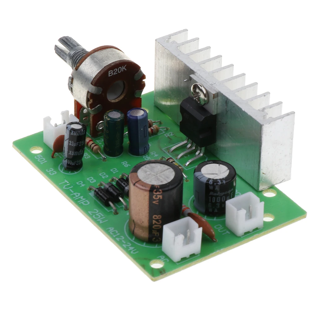 

TDA2030 Mono Audio Power Amplifier Board DIY Module 20W /DC 12V Board Power Amplifier Board Assembled Kit