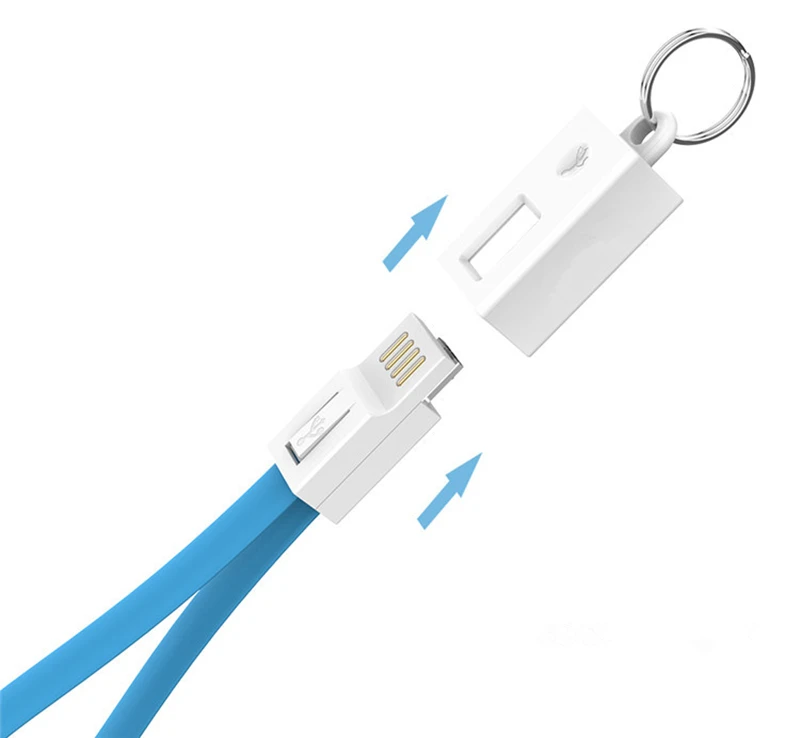 SYRINX брелок для iphone Xiaomi Micro USB кабель/для iphone type C кабель зарядного устройства портативный зарядный кабель для синхронизации данных USB кабели