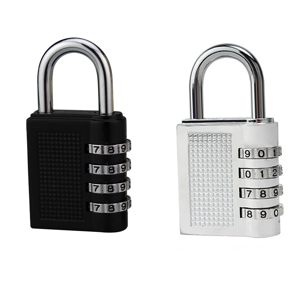 4 Наберите цифру паролем Комбинации чемодан Чемодан металлическом каблуке замок