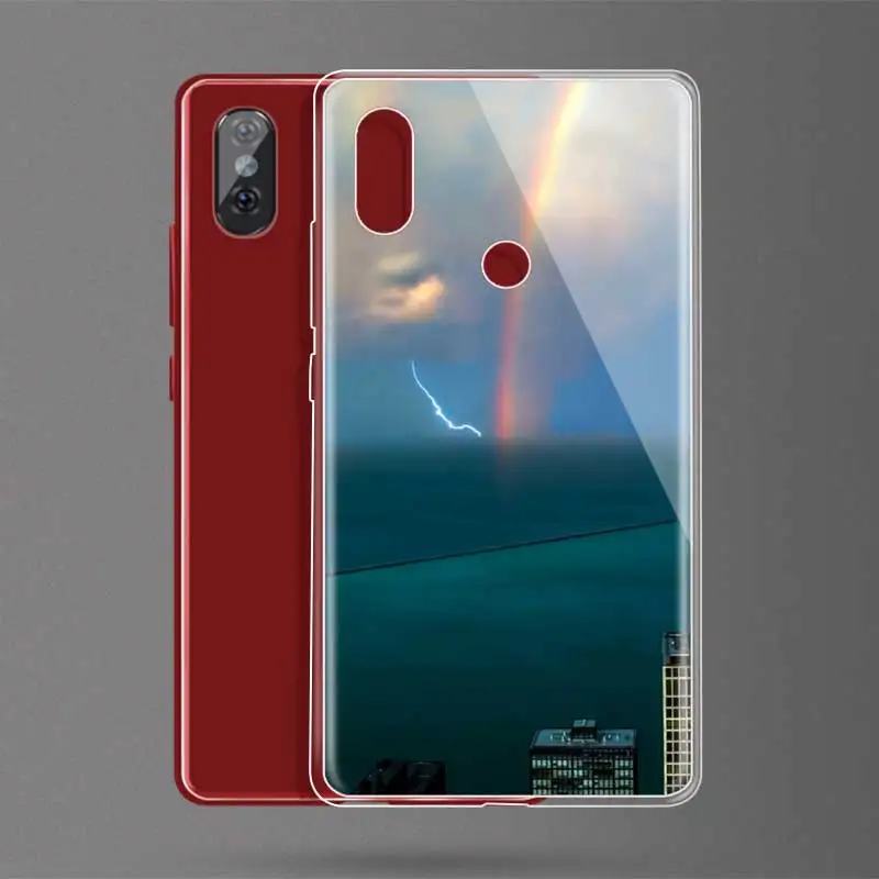 DREAMFOX N110 светильник Ночной Мягкий ТПУ силиконовый чехол для Xiaomi mi x 3 A1 A2 5C 5X6 6X8 9 Lite SE