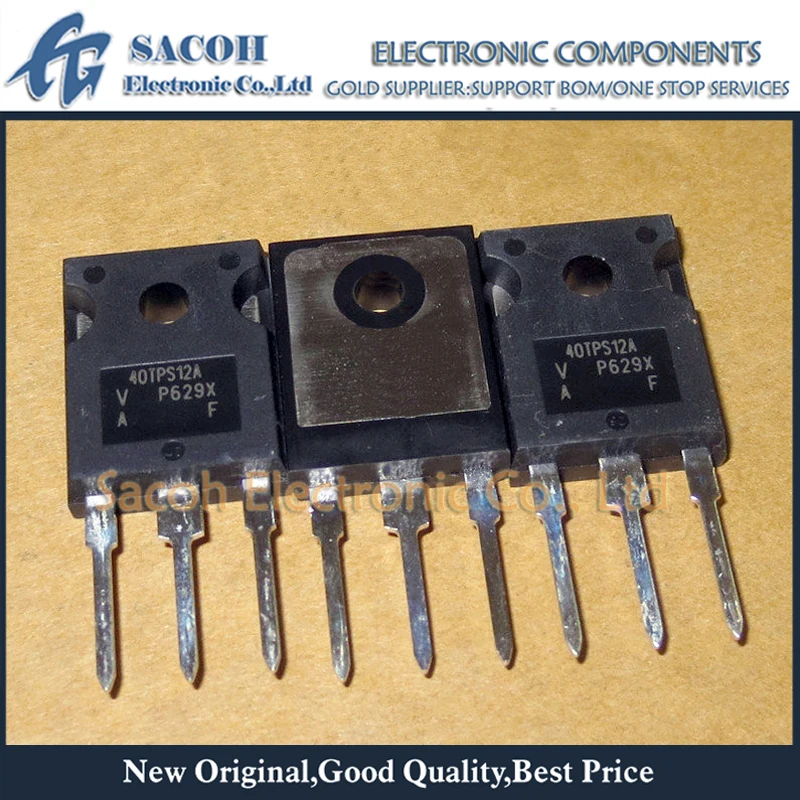 

New Original 5Pcs 40TPS12 40TPS12A 40TPS12AS1 OR 40TPS08 40TPS08A TO-247 40A 1200V Phase Control SCR Transistor