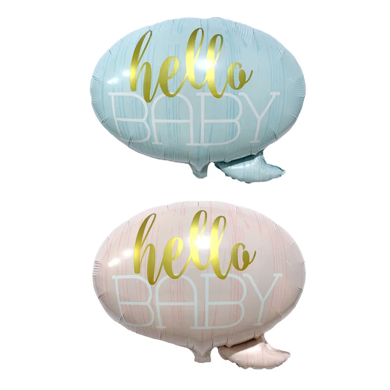 Chicinlife 1 шт. это мальчик/девочка Hello Baby шар из фольги с бантом для дня рождения