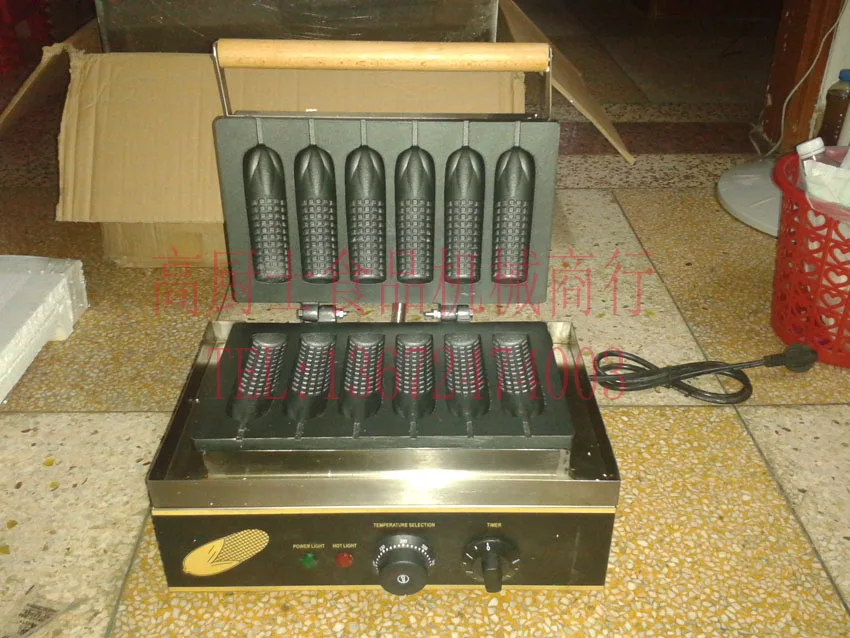 Бесплатная доставка 220 В 110 фототрость в форме кукурузы трость для хот догов|lolly