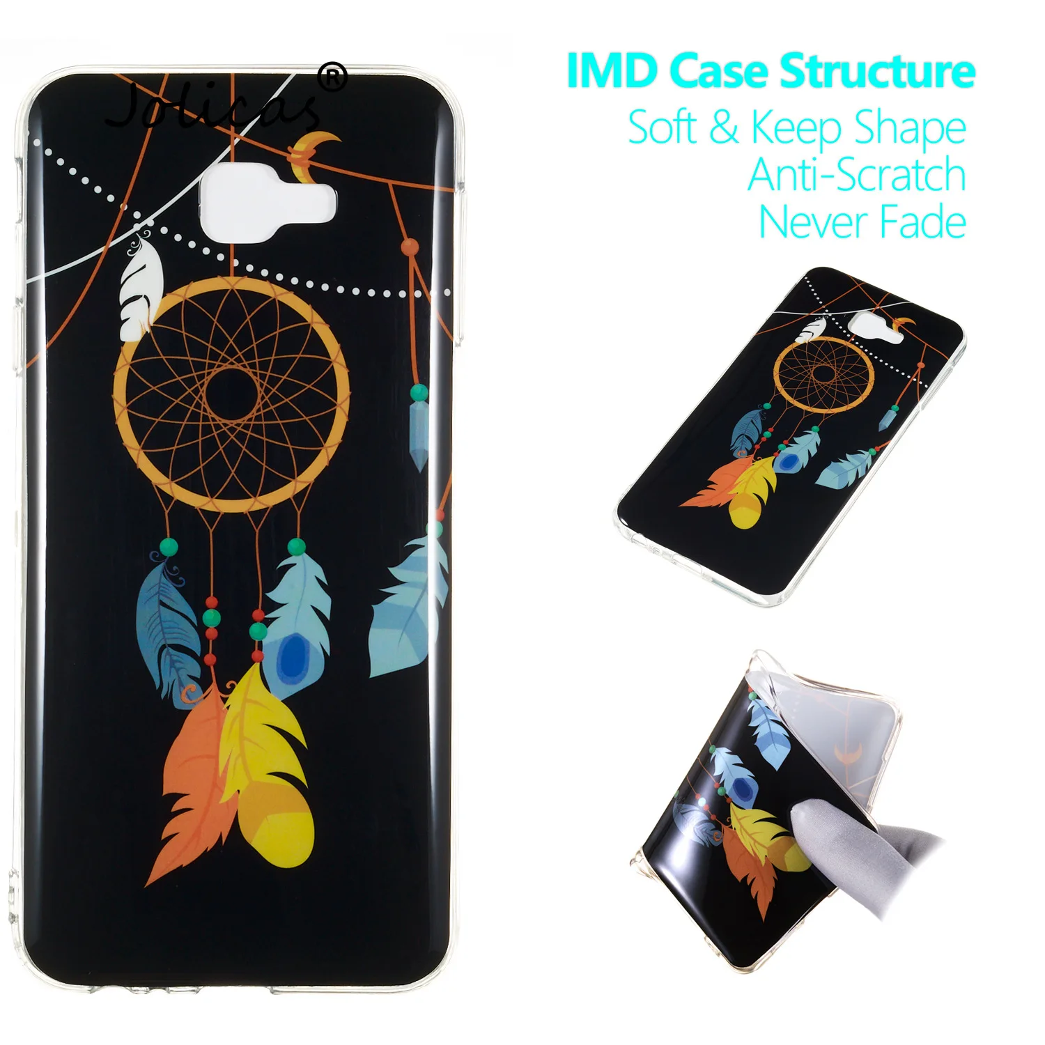 Защитный чехол для телефона etui samsung J4 плюс мягкий из ТПУ с рисунками телефон Galaxy