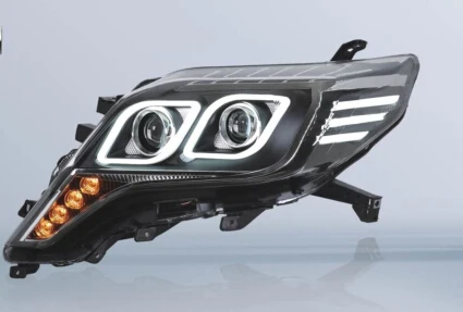 Большой внедорожник ремонт светодиодный и фары HID для toyota Land Cruiser Prado - Цвет: Темно-серый