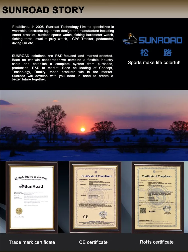 SUNROAD спортивные часы мужские водонепроницаемые альтиметр компас секундомер Рыбалка барометр шагомер светодиодный цифровые часы Saat Reloj Hombre