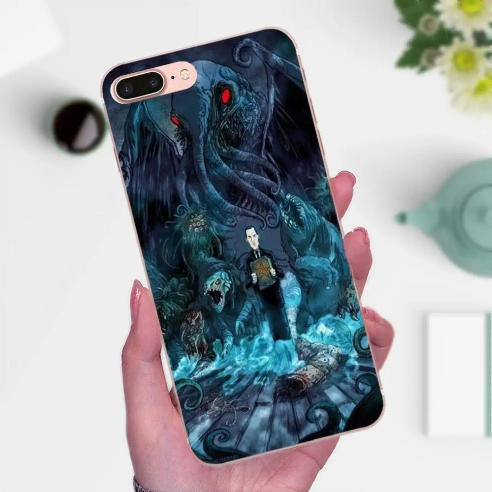 Для Xiaomi Redmi Note 2 3S 4 4A 4X 5 5A 6 6A Pro Plus уникальный прозрачный чехол из ТПУ Land Lovecraft |