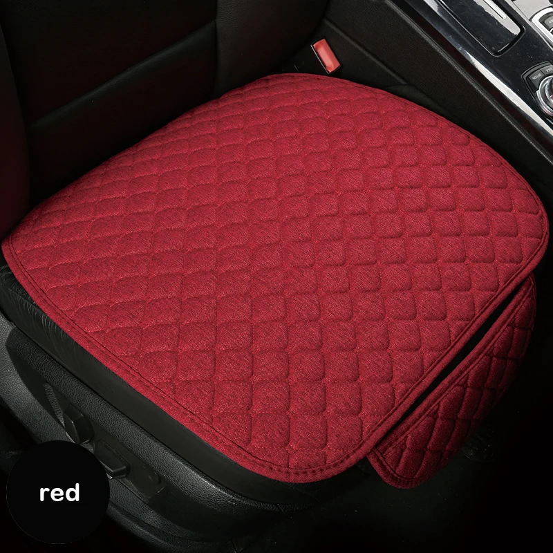 XWSN Linen car seat cover cushion suitable for 99% of the auto four seasons universal comfortable and breathable Car accessories