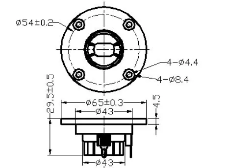 Pair cooper& beryllium сплав твитеры 6Ohm 30 Вт, небольшой панелью NEO edition Новинка