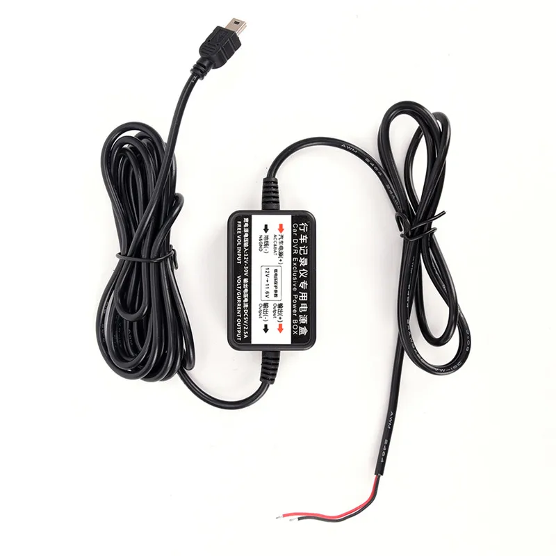 1 шт. 2* 1.18in микро/мини USB жесткий проводной автомобильное зарядное устройство Преобразователь мощности для Планшета Телефона DVR рекордер gps 5 в 2.5A