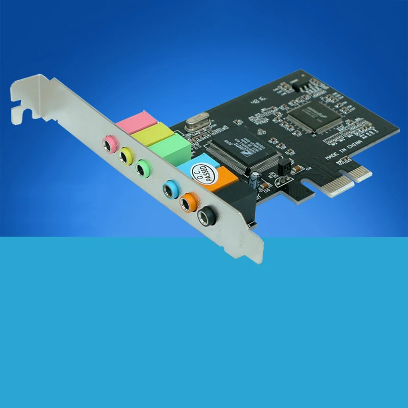 AAAJ-Pci Express X1 Pci-E 7 1 каналы Spdif через чипсет аудио цифровая звуковая карта |