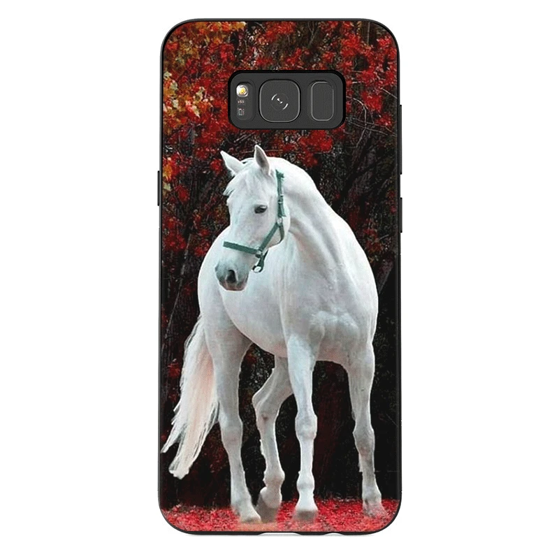 Силиконовый чехол для мобильного телефона Beauty Horse Samsung Galaxy A3 A5 A6 A7 A8 A9 A10 A20 A30 A40 A50 A70