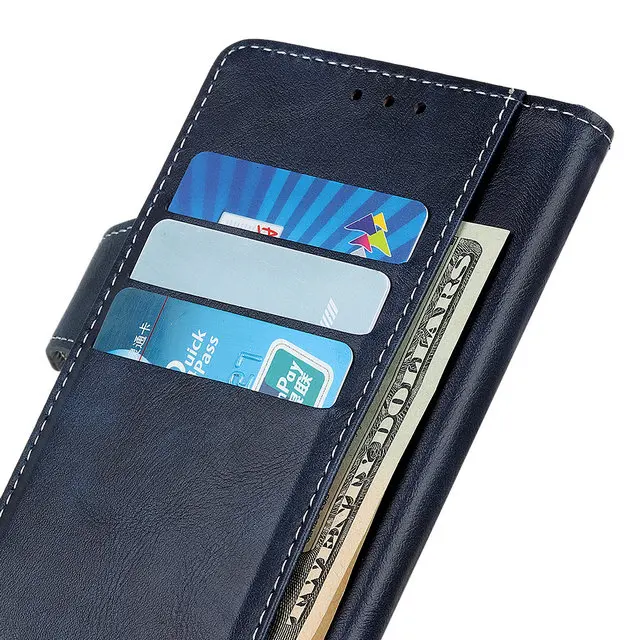 Роскошный флип-кейс Etui для Motorola One Case Motorola Moto One Vision, кожаный бумажник, подставка для Moto One Action Pro power 1, чехол