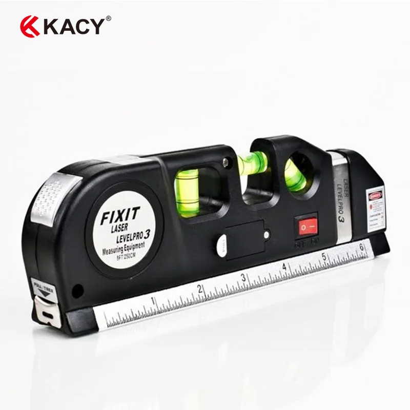 Вертикальная рулетка-выравниватель kacytools 8 метров электронный лазерный линейный