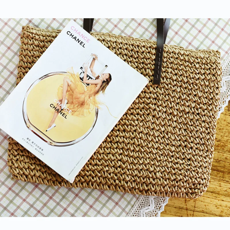 Модная женская сумка Yirenfang летние соломенные плетеные сумки-тоуты пляжные сумки