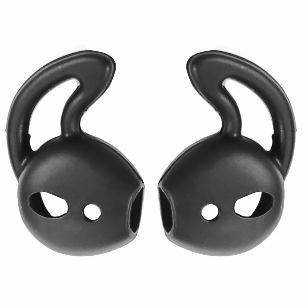 2 шт. Мягкий силиконовый чехол для наушников для Apple AirPods EarPods противоскользящая сменная Крышка для ушей наушники с крючком спортивные аксессуары