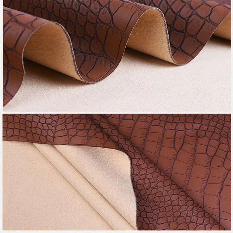 Материал из крокодиловой кожи искусственная кожа Размер 69*50 см 1 шт. 20 цветов