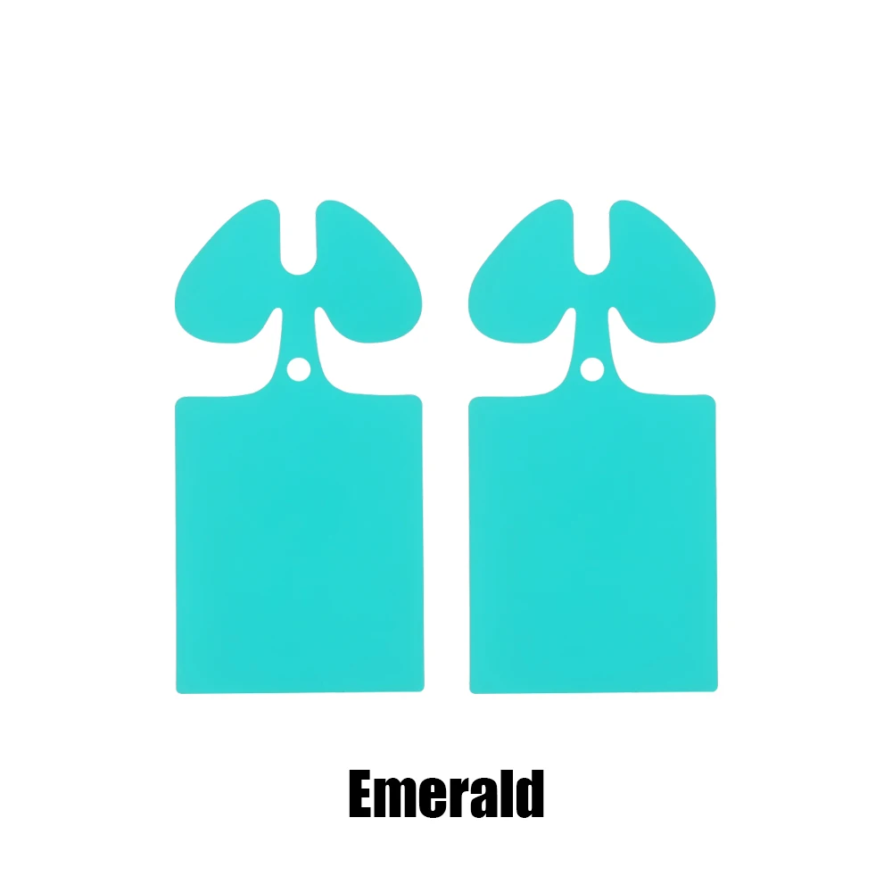 Emerald Модные пылезащитные наклейки для наушников, ультратонкие наклейки для Apple Airpods Air Pods, наклейки для наушников, аксессуары для наушников - Цвет: Emerald