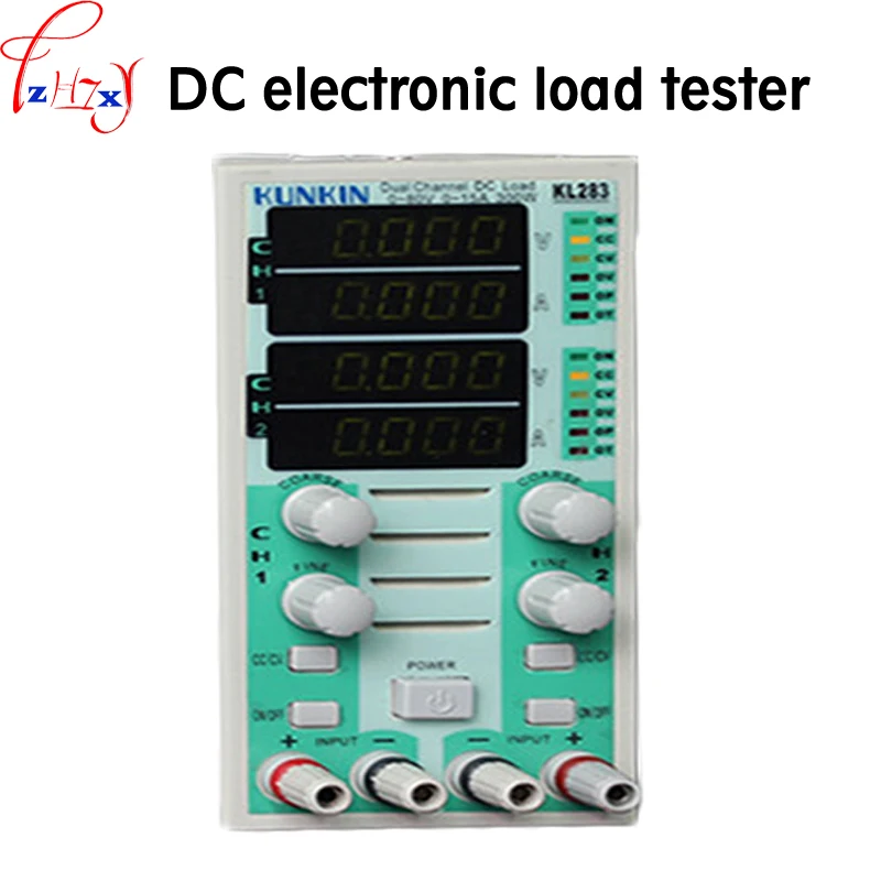 

Dual channel dc electronic load tester KL283 DC electronic load tester testing and aging of products such as LED drives 220V