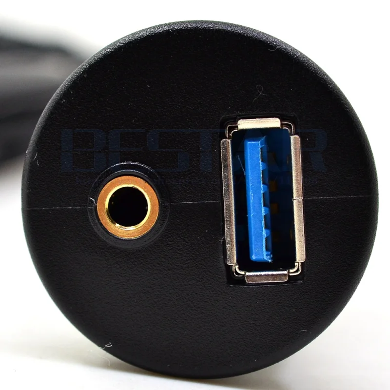 1 м USB 3,0 и 3,5 мм к USB и 3,5 мм AUX удлинитель Кабель для скрытого монтажа шнур для автомобиля/лодки/прицепа циферблат пластины 3 фута
