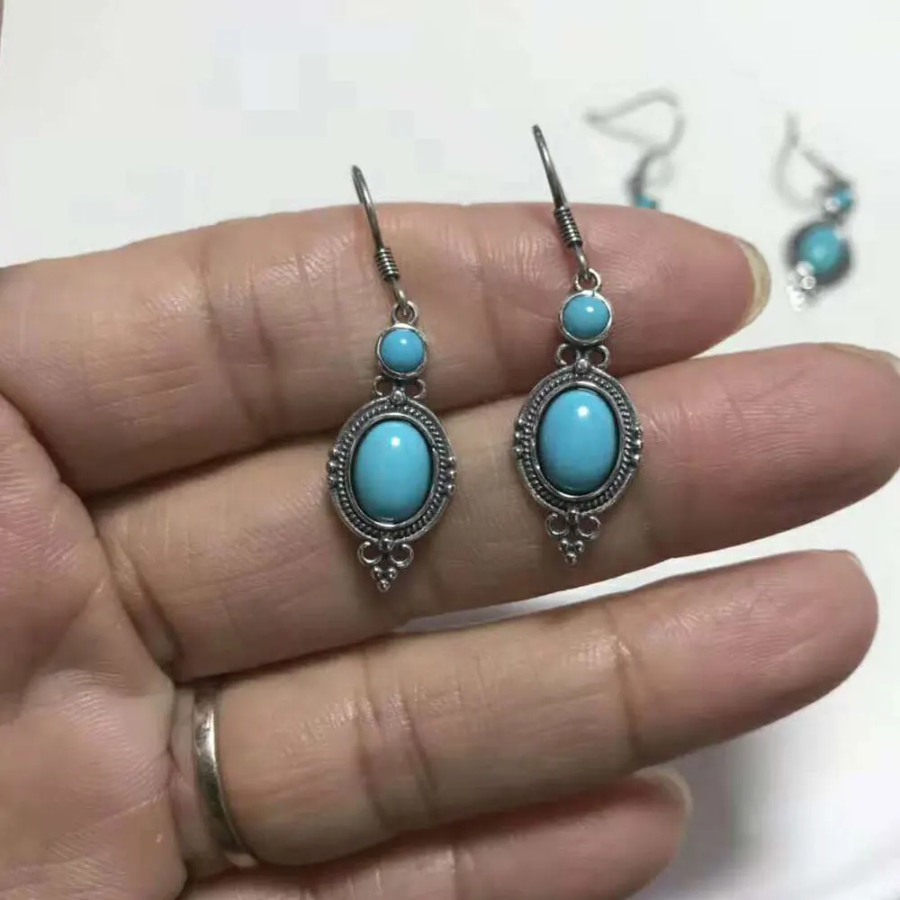 Женские сережки из серебра 925 пробы в непальском стиле RADHORSE красивые и