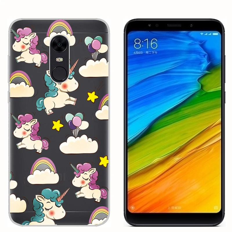 Чехол для телефона Xiaomi Redmi 5 Plus 99 дюйма мягкий силиконовый чехол из ТПУ защитный с