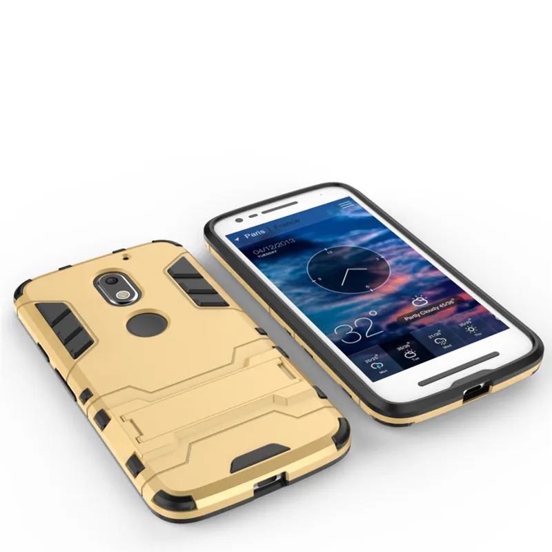 SYCASE Iron Man case For Motorola G4 G5 G5S G6 Plus Z2 Play TPU+PC+Stand Case shockproof back cover with stand flexible |