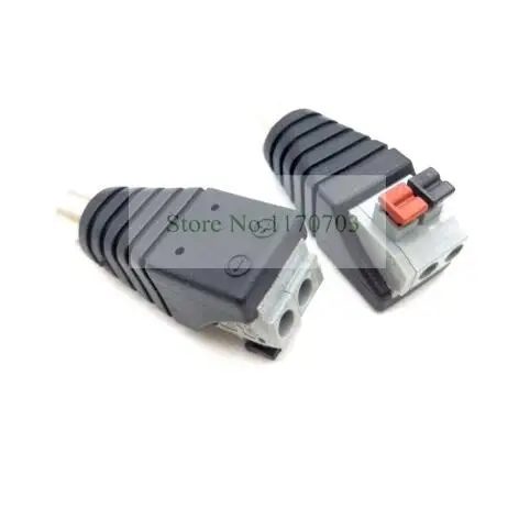 10 шт. CAT5 для камеры видеонаблюдения Видео балун RCA штекер/гнездо AV винтовой