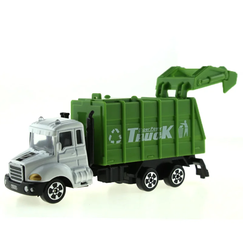 12 Style METAL Car Diecast Cars Toys Alloy Models Collectible Skin City Bulldozers Tractor Truck For Kids |