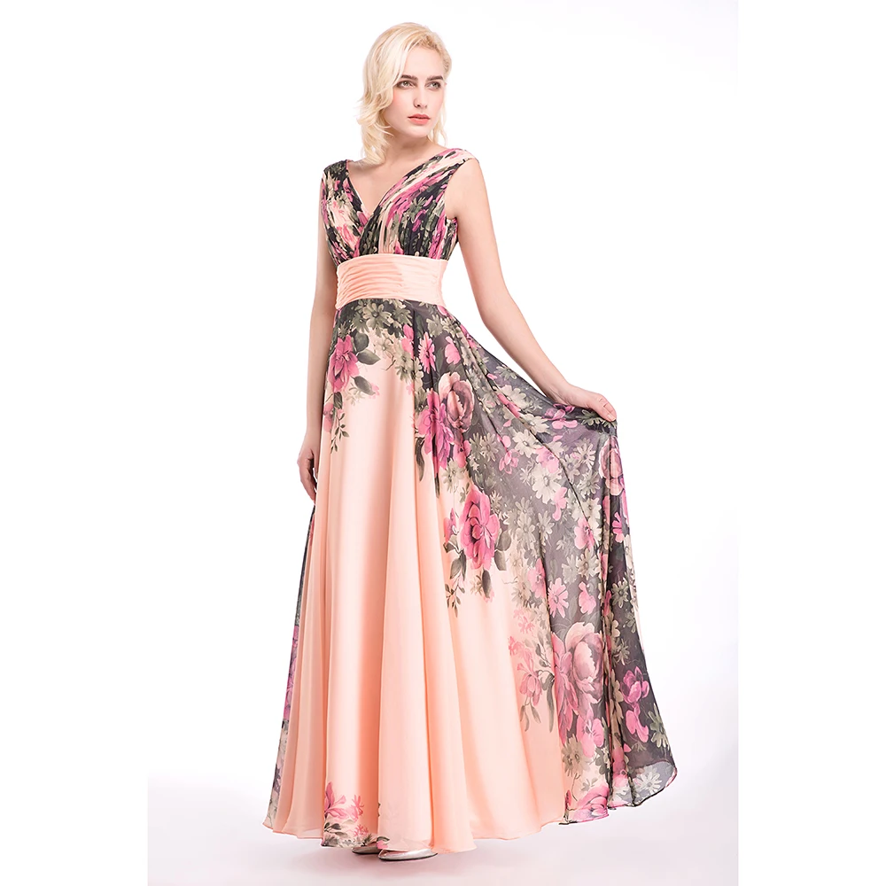 Новое поступление пикантные шифоновые длинные платья для выпускного вечера с